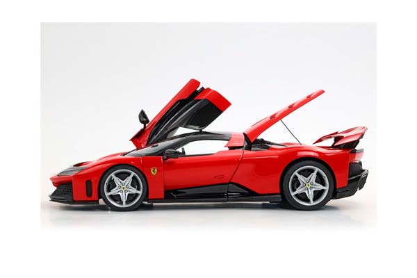 FERRARI F80 METAL DIECAST FULL OPEN ROSSO CORSA - POLYFOAM PACK / ФЕРРАРИ Ф80 МЕТАЛ 1:18 КРАСНЫЙ — фото 3