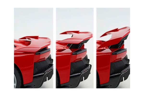 FERRARI F80 METAL DIECAST FULL OPEN ROSSO CORSA - POLYFOAM PACK / ФЕРРАРИ Ф80 МЕТАЛ 1:18 КРАСНЫЙ — фото 6