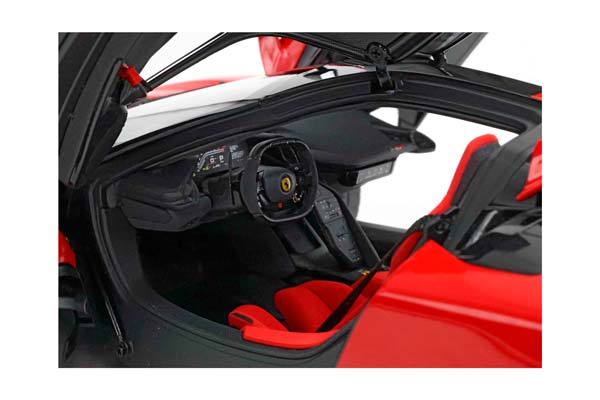 FERRARI F80 METAL DIECAST FULL OPEN ROSSO CORSA - POLYFOAM PACK / ФЕРРАРИ Ф80 МЕТАЛ 1:18 КРАСНЫЙ — фото 7