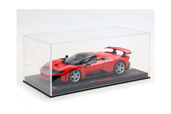 FERRARI F80 METAL DIECAST FULL OPEN ROSSO CORSA - LUXURY PACK - BASE AND CASE INCLUDED / ФЕРРАРИ Ф80 МЕТАЛ 1:18 КРАСНЫЙ — фото 4