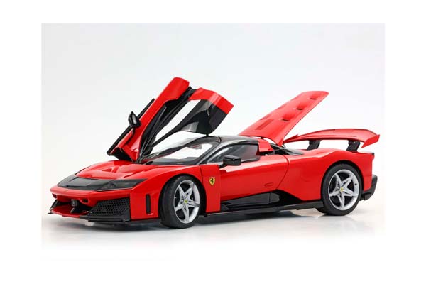 FERRARI F80 METAL DIECAST FULL OPEN ROSSO CORSA - POLYFOAM PACK / ФЕРРАРИ Ф80 МЕТАЛ 1:18 КРАСНЫЙ — фото 2