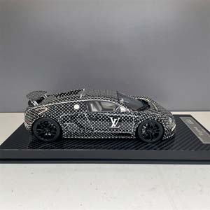 BUGATTI VEYRON  LOUIS VUITTON BLACK LUMINOUS / БУГАТТИ ВЕЙРОН ЧЕРНЫЙ ЛЮМИНИСЦЕНТНЫЙ (СВЕТИТСЯ В ТЕМНОТЕ) — фото 12