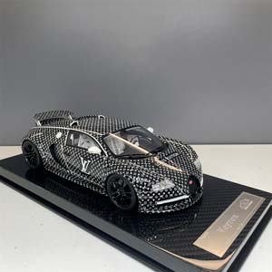 BUGATTI VEYRON  LOUIS VUITTON BLACK LUMINOUS / БУГАТТИ ВЕЙРОН ЧЕРНЫЙ ЛЮМИНИСЦЕНТНЫЙ (СВЕТИТСЯ В ТЕМНОТЕ) — фото 5