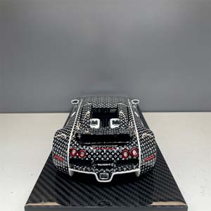 BUGATTI VEYRON  LOUIS VUITTON BLACK LUMINOUS / БУГАТТИ ВЕЙРОН ЧЕРНЫЙ ЛЮМИНИСЦЕНТНЫЙ (СВЕТИТСЯ В ТЕМНОТЕ) — фото 9