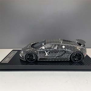 BUGATTI VEYRON  LOUIS VUITTON BLACK LUMINOUS / БУГАТТИ ВЕЙРОН ЧЕРНЫЙ ЛЮМИНИСЦЕНТНЫЙ (СВЕТИТСЯ В ТЕМНОТЕ) — фото 10
