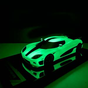 KOENIGSEGG CCX LUMINOUS GREEN / КЕНИГСЕГГ ЛЮМИНИСЦЕНТНЫЙ ЗЕЛЕНЫЙ (СВЕТИТСЯ В ТЕМНОТЕ) — фото 3