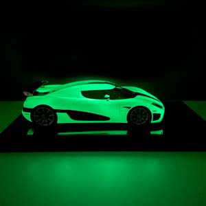KOENIGSEGG CCX LUMINOUS GREEN / КЕНИГСЕГГ ЛЮМИНИСЦЕНТНЫЙ ЗЕЛЕНЫЙ (СВЕТИТСЯ В ТЕМНОТЕ) — фото 12