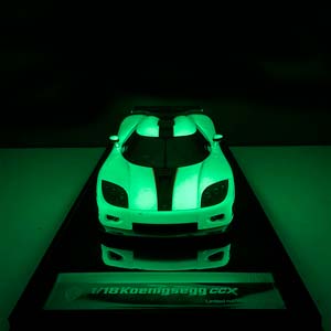 KOENIGSEGG CCX LUMINOUS GREEN / КЕНИГСЕГГ ЛЮМИНИСЦЕНТНЫЙ ЗЕЛЕНЫЙ (СВЕТИТСЯ В ТЕМНОТЕ) — фото 7