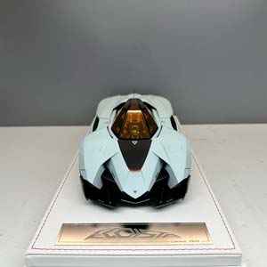 LAMBORGHINI SELFISH EGOISTA CONCEPT / ЛАМБОРГИНИ ЭГОИСТА МАТОВЫЙ СЕРЫЙ ОРАНЖЕВЫЕ ОКНА — фото 5
