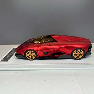 LAMBORGHINI SELFISH EGOISTA CONCEPT / ЛАМБОРГИНИ ЭГОИСТА МАТОВЫЙ КРАСНЫЙ — фото 3