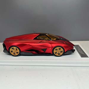 LAMBORGHINI SELFISH EGOISTA CONCEPT / ЛАМБОРГИНИ ЭГОИСТА МАТОВЫЙ КРАСНЫЙ — фото 4