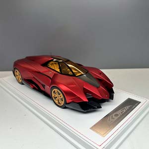 LAMBORGHINI SELFISH EGOISTA CONCEPT / ЛАМБОРГИНИ ЭГОИСТА МАТОВЫЙ КРАСНЫЙ — фото 2