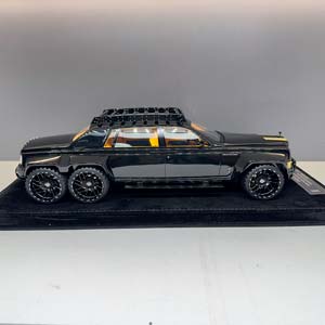 ROLLS-ROYCE PHANTOM 6X6 OFF-ROAD MODIFIED VERSION 2023 / РОЛЛС-РОЙС ФАНТОМ ЧЕРНЫЙ ГЛЯНЕЦ — фото 3