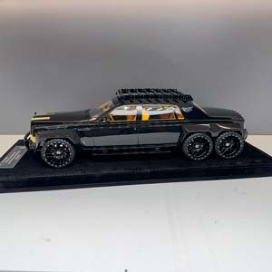 ROLLS-ROYCE PHANTOM 6X6 OFF-ROAD MODIFIED VERSION 2023 / РОЛЛС-РОЙС ФАНТОМ ЧЕРНЫЙ ГЛЯНЕЦ — фото 2