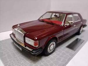 ROLLS-ROYCE SILVER SPIRIT 4-DOORS 1985 DARK RED / РОЛЛС-РОЙС СИЛЬВЕР СПИРИТ ТЕМНО КРАСНЫЙ — фото 4