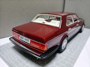 ROLLS-ROYCE SILVER SPIRIT 4-DOORS 1985 DARK RED / РОЛЛС-РОЙС СИЛЬВЕР СПИРИТ ТЕМНО КРАСНЫЙ — фото 2