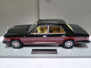 ROLLS-ROYCE SILVER SPIRIT 4-DOORS 1985 BLACK/DARK RED / РОЛЛС-РОЙС СИЛЬВЕР СПИРИТ ЧЕРНО-КРАСНЫЙ — фото 3