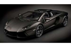 LAMBORGHINI AVENTADOR LP700-4 ROADSTER 2012 FLATBLACK