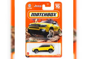 JEEP AVENGER, YELLOW (ДЛИНА МОДЕЛИ 6-10 СМ)
