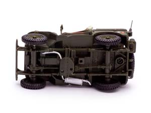 JEEP WILLYS 1/4 TON MILITARY VEHICLE WITH 1 SOLDIER / ДЖИП ВИЛЛИС С ФИГУРКОЙ СОЛДАТА — фото 12