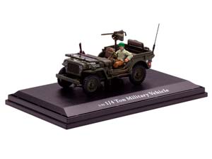 JEEP WILLYS 1/4 TON MILITARY VEHICLE WITH 1 SOLDIER / ДЖИП ВИЛЛИС С ФИГУРКОЙ СОЛДАТА — фото 13