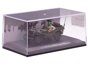 JEEP WILLYS 1/4 TON MILITARY VEHICLE WITH 1 SOLDIER / ДЖИП ВИЛЛИС С ФИГУРКОЙ СОЛДАТА — фото 14