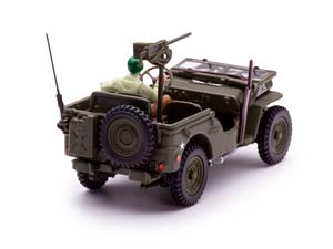 JEEP WILLYS 1/4 TON MILITARY VEHICLE WITH 1 SOLDIER / ДЖИП ВИЛЛИС С ФИГУРКОЙ СОЛДАТА — фото 4