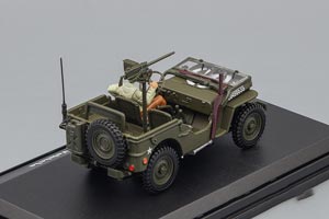 JEEP WILLYS 1/4 TON MILITARY VEHICLE WITH 1 SOLDIER / ДЖИП ВИЛЛИС С ФИГУРКОЙ СОЛДАТА — фото 2