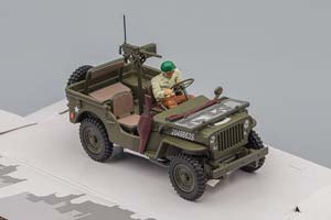 JEEP WILLYS 1/4 TON MILITARY VEHICLE WITH 1 SOLDIER — фото 3