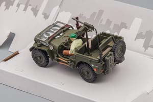 JEEP WILLYS 1/4 TON MILITARY VEHICLE WITH 1 SOLDIER — фото 4