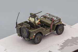 JEEP WILLYS 1/4 TON MILITARY VEHICLE WITH 1 SOLDIER — фото 2