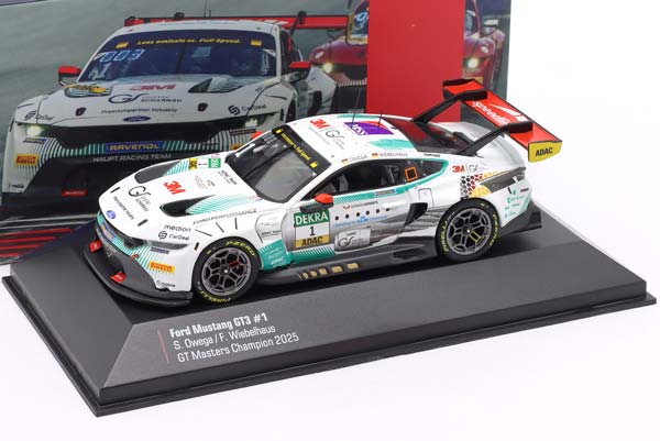 FORD MUSTANG GT3 #1 ADAC GT MASTERS CHAMPION 2025 OWEGA, WIEBELHAUS / ФОРД МУСТАНГ ГТ3 ADAC GT МАСТЕРС ЧЕМПИОН ОВЕГА ВИЕБЕЛХАУС — фото 3