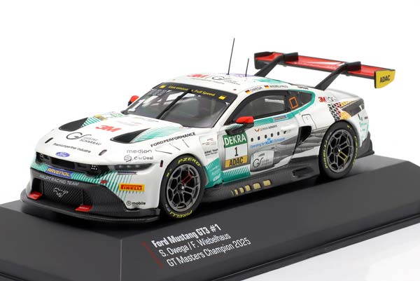 FORD MUSTANG GT3 #1 ADAC GT MASTERS CHAMPION 2025 OWEGA, WIEBELHAUS / ФОРД МУСТАНГ ГТ3 ADAC GT МАСТЕРС ЧЕМПИОН ОВЕГА ВИЕБЕЛХАУС