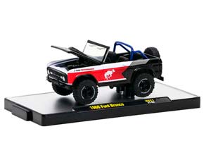 FORD BRONCO TRUCK 1966 BLACK/RED