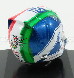 МОДЕЛЬ ШЛЕМА BELL F1  CASCO МОДЕЛЬ ШЛЕМА C38 FERRARI TEAM ALFA ROMEO SEASON (2019) A.GIOVINAZZI, RED WHITE BLUE — фото 2