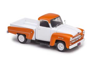 CHEVROLET 3100 1956 PICKUP, BRAZIL, ORANGE WITH WHITE — фото 3