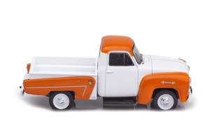 CHEVROLET 3100 1956 PICKUP, BRAZIL, ORANGE WITH WHITE — фото 5