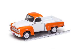CHEVROLET 3100 1956 PICKUP, BRAZIL, ORANGE WITH WHITE — фото 10