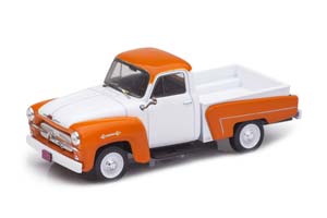 CHEVROLET 3100 1956 PICKUP, BRAZIL, ORANGE WITH WHITE
