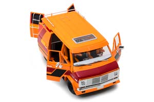 CHEVROLET G-SERIES VAN (ФУРГОН) 1976 ORANGE WITH CUSTOM GRAPHICS — фото 3
