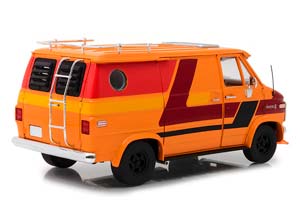 CHEVROLET G-SERIES VAN (ФУРГОН) 1976 ORANGE WITH CUSTOM GRAPHICS — фото 2