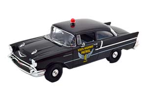 CHEVROLET 150 SEDAN STATE HIGHWAY PATROL 1957 BLACK