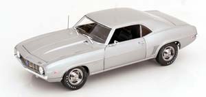 CHEVROLET CAMARO ZL1 COUPE 1969 SILVER
