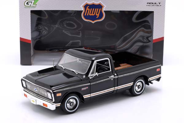 CHEVROLET C10 CUSTOM PICKUP 1971 BLACK HIGHWAY61 / ШЕВРОЛЕ C10 КУСТОМ ПИКУП ЧЕРНЫЙ HIGHWAY61 — фото 3