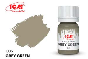 MODEL KIT CREATIVE PAINT GRAY GREEN | КРАСКА ДЛЯ ТВОРЧЕСТВА СЕРО-ЗЕЛЕНЫЙ (GREY GREEN) 