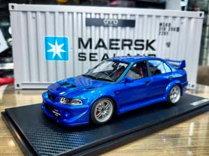 MITSUBISHI LANCER EVOLUTION VI GSR T.M.E (CP9A) BLUE METALLIC / МИЦУБИСИ ЛАНСЕР ЭВОЛЮШН VI GSR T.M.E CP9A СИНИЙ МЕТАЛЛИК
