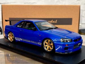 NISSAN SKYLINE 34GT-R (BNR34) BLUE METALLIC / НИССАН СКАЙЛАЙН 34GT R BNR34 СИНИЙ МЕТАЛЛИК — фото 3
