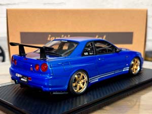 NISSAN SKYLINE 34GT-R (BNR34) BLUE METALLIC / НИССАН СКАЙЛАЙН 34GT R BNR34 СИНИЙ МЕТАЛЛИК — фото 5