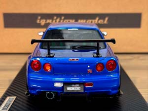 NISSAN SKYLINE 34GT-R (BNR34) BLUE METALLIC / НИССАН СКАЙЛАЙН 34GT R BNR34 СИНИЙ МЕТАЛЛИК — фото 6