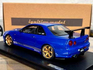 NISSAN SKYLINE 34GT-R (BNR34) BLUE METALLIC / НИССАН СКАЙЛАЙН 34GT R BNR34 СИНИЙ МЕТАЛЛИК — фото 7